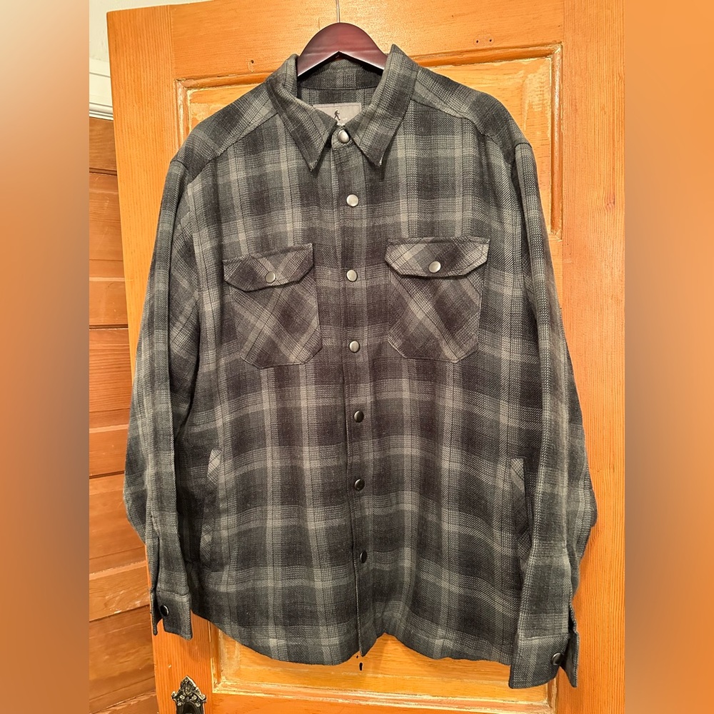 Men’s XL Royal Robbins quilt-lined flannel shirt